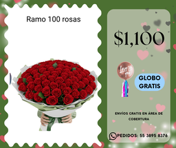 Ramo 100 rosas