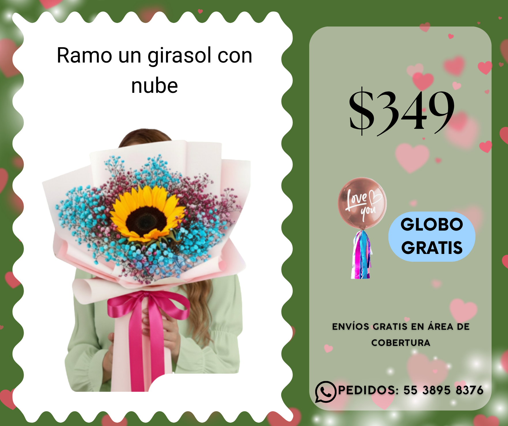 Ramo un girasol con nube_0