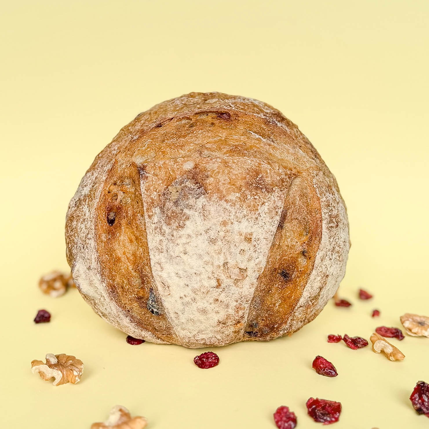 Hand-Made Artisan Cranberry And Walnut Sourdough_0
