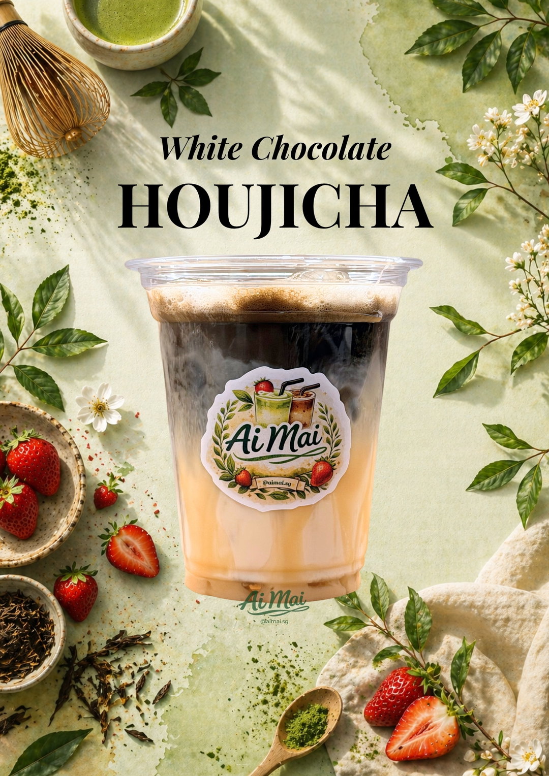 White Chocolate Houjicha Latte (NEW!)