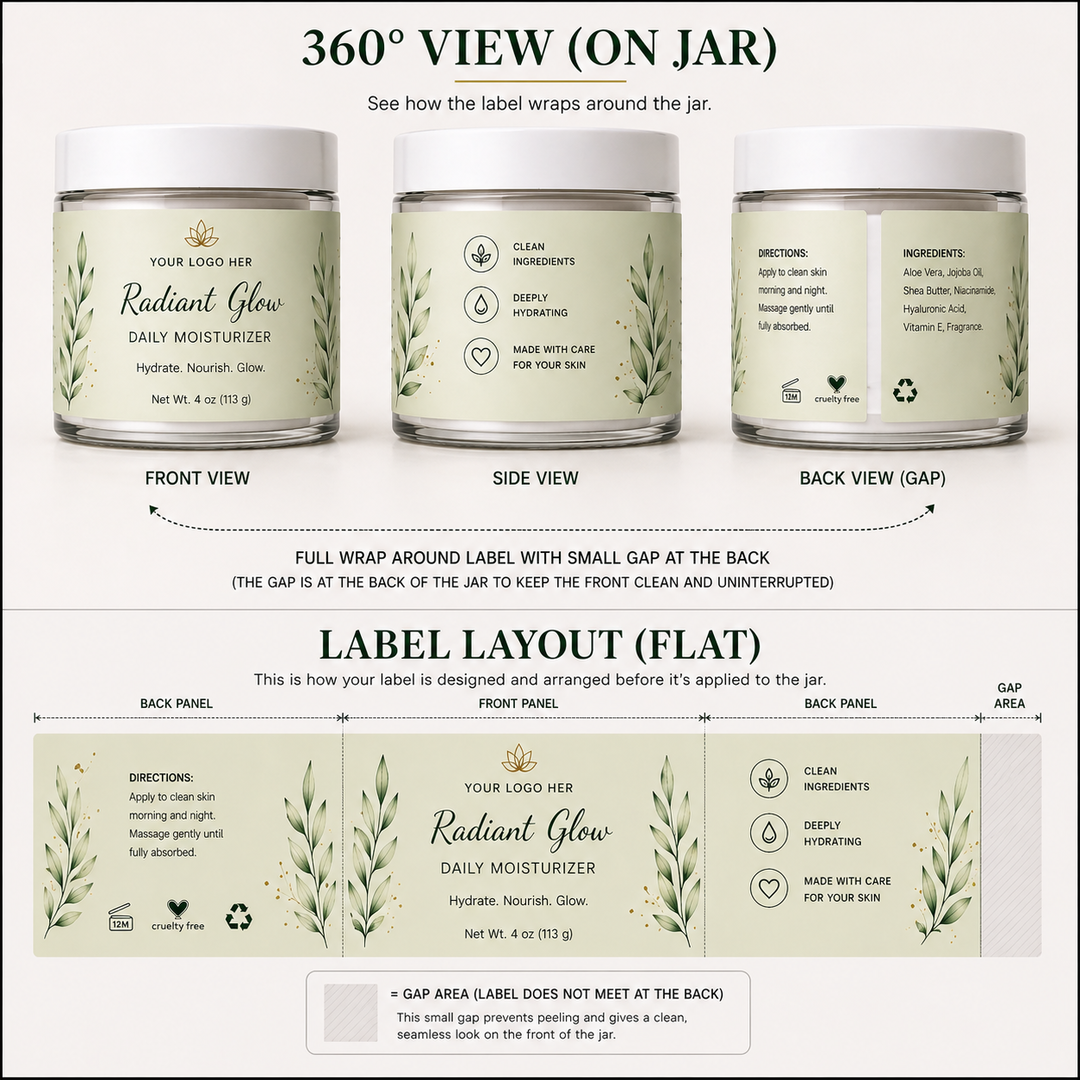 Double Wall Jar labels
