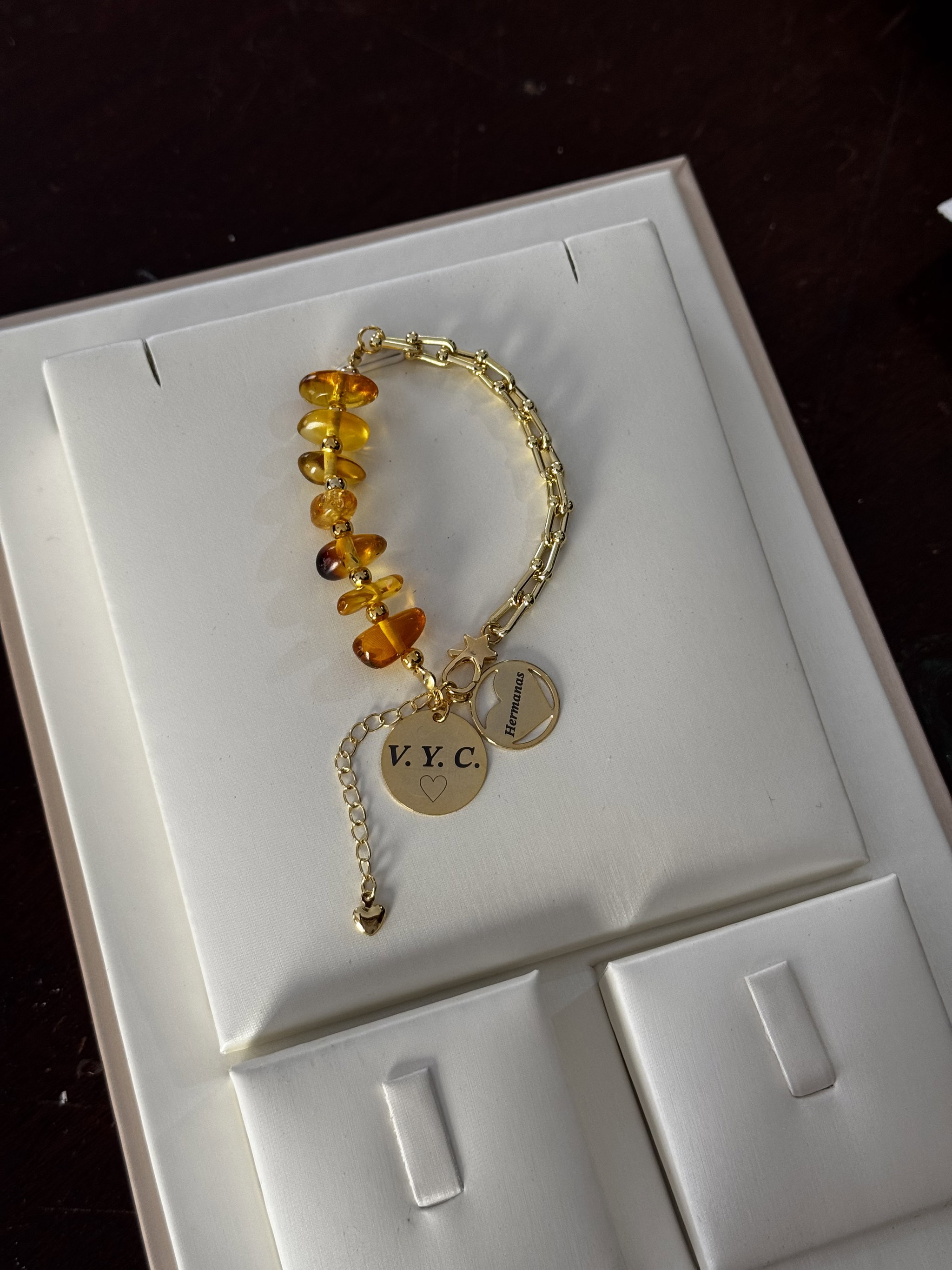 Brazalete personalizado 🧡🩵_1