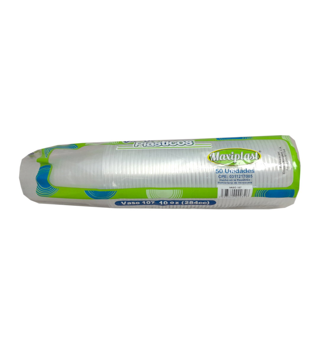 Vasos Plástico Desechable Maxiplas V-107