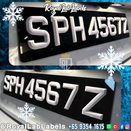 [3D Popout] 3D Snow White Car Plates