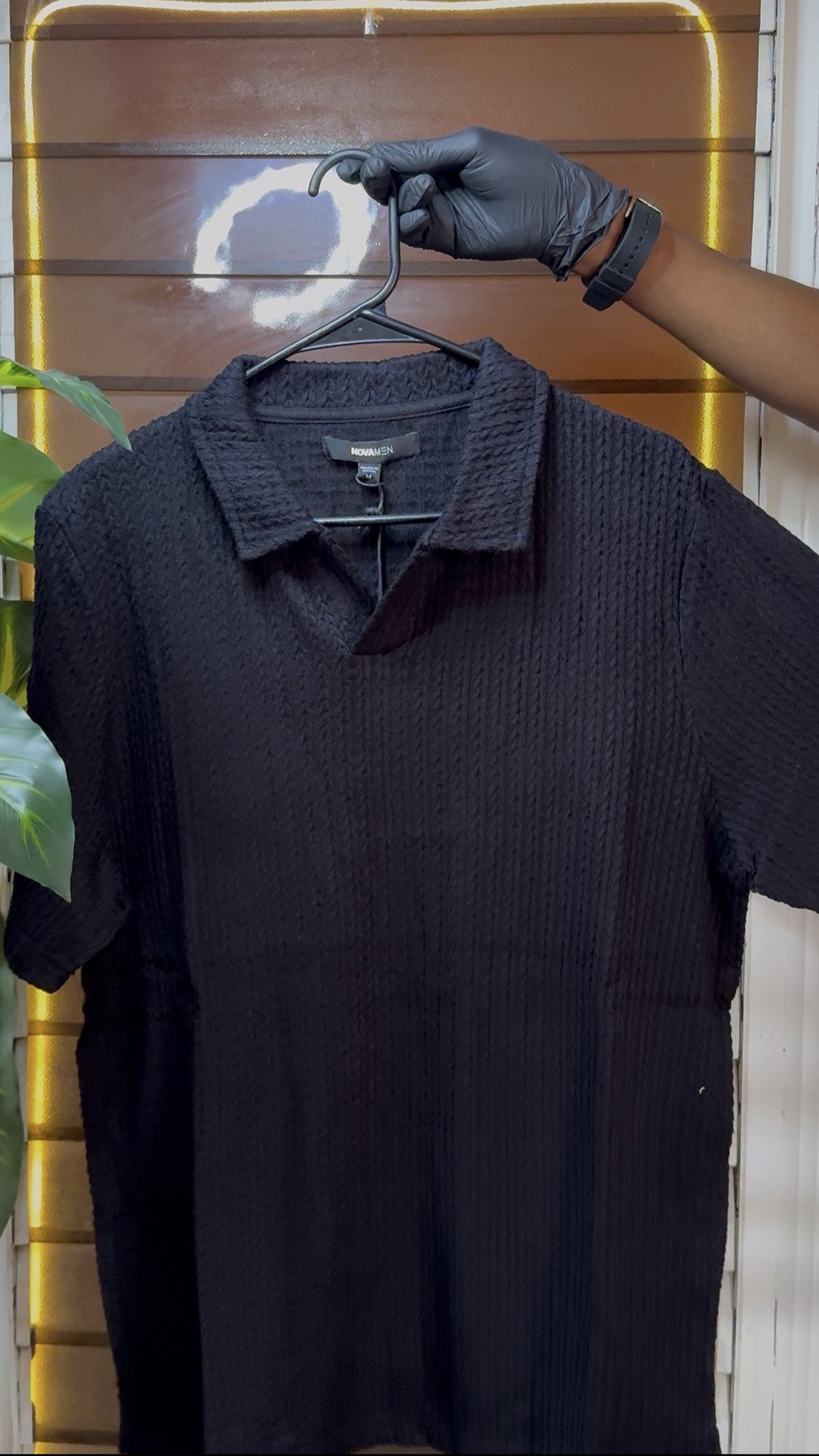 Tunner Short Sleeve Polo - Black 1ZW503