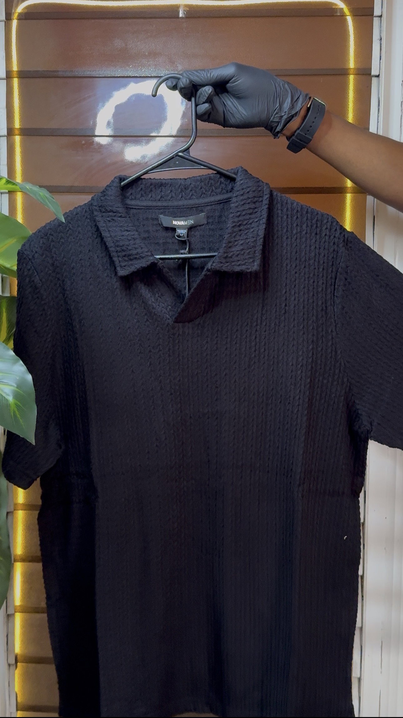 Tunner Short Sleeve Polo - Black 1ZW503
