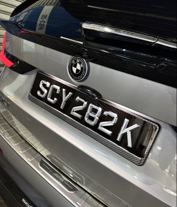 [3D Popout] 3D Silver Chrome Car Plates