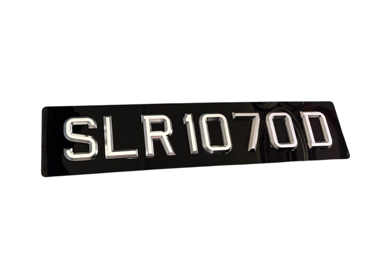 [3D Popout] 3D Silver Chrome Car Plates_5