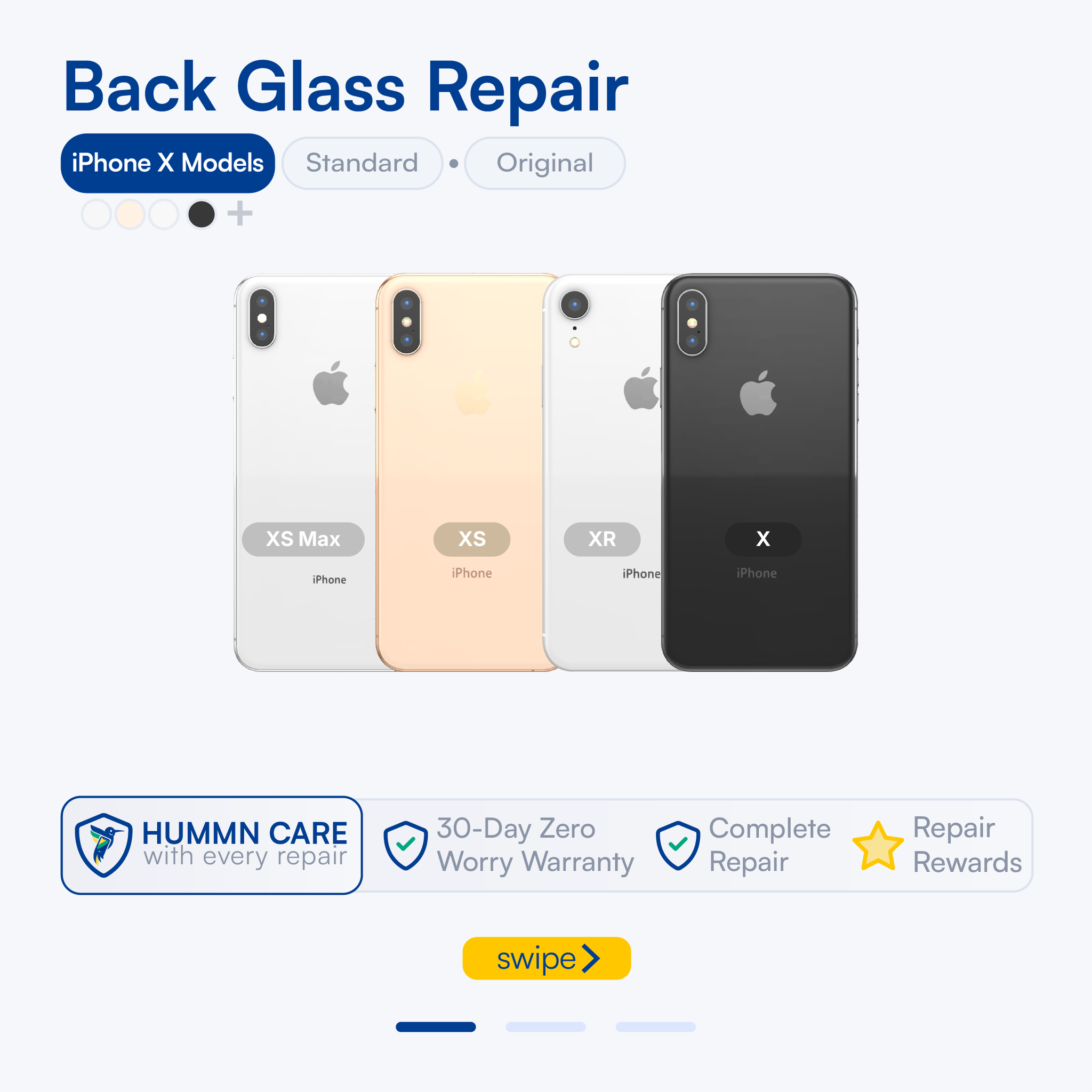 iPhone X Back Glass Repair (all models)_0