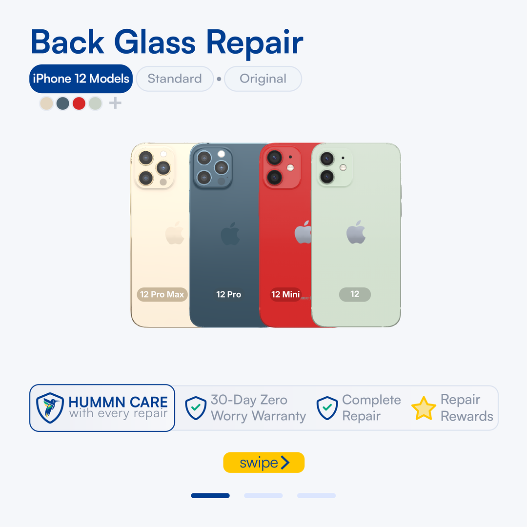 iPhone 12 Back Glass Repair (all models)