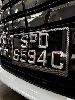 [3D Popout] 3D Polished / Mirror Chrome Car Plates 