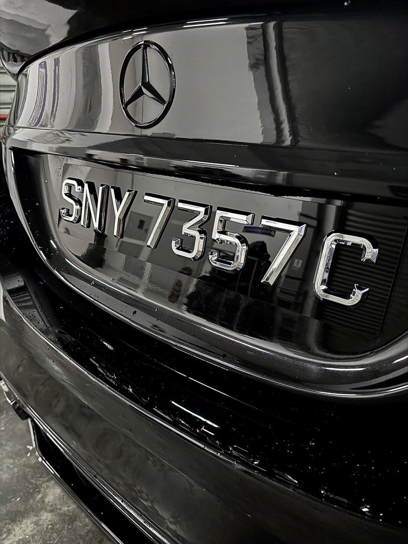 [3D Popout] 3D Polished / Mirror Chrome Car Plates _4