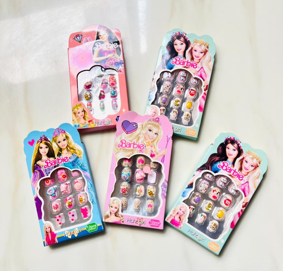 Barbie Branded Kids Nails Set _0