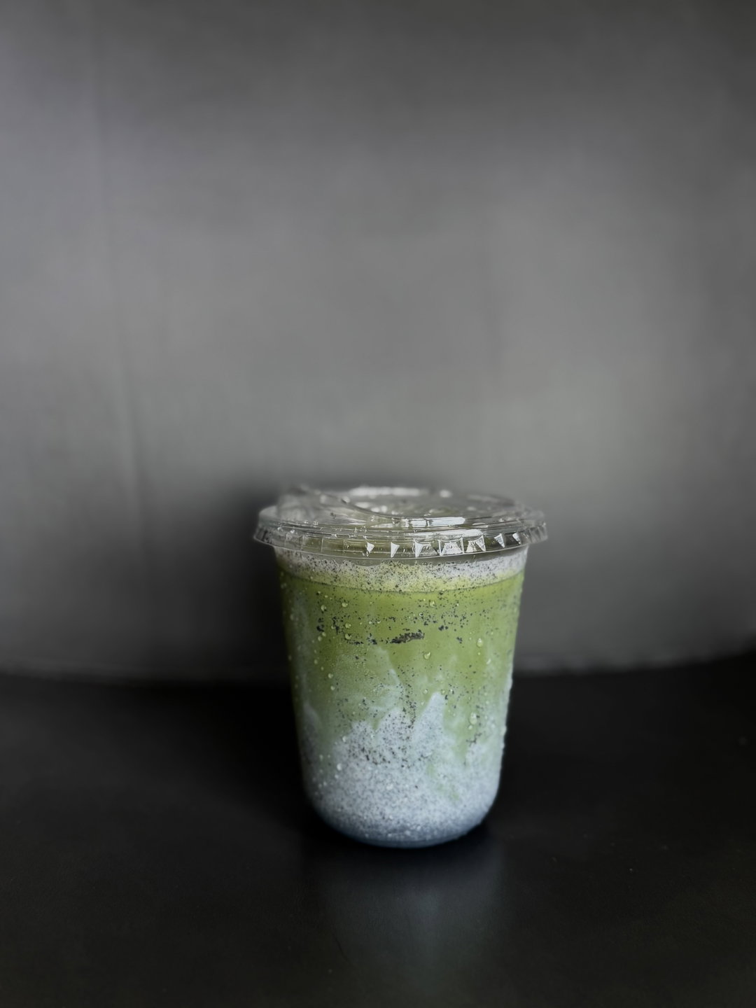 Black Sesame Matcha Latte