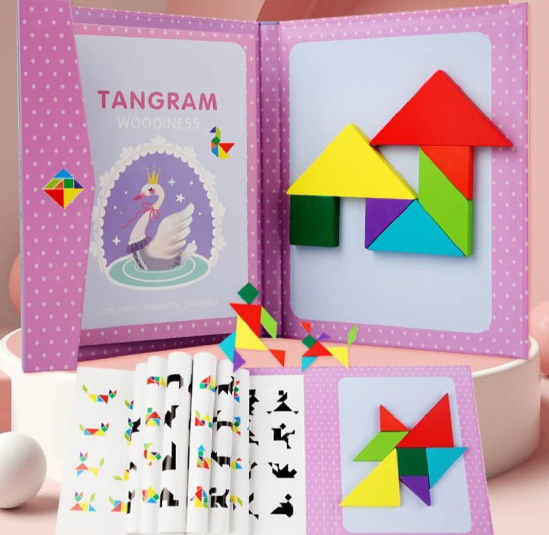 Magnetic Tangram Book Puzzle_4