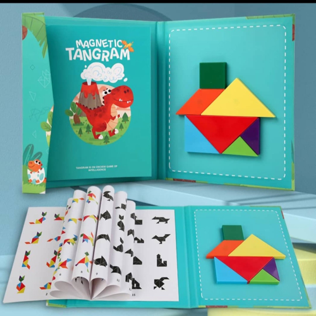 Magnetic Tangram Book Puzzle_1