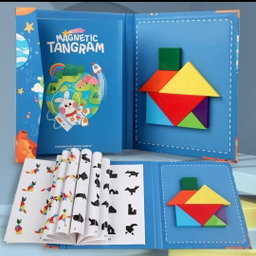 Magnetic Tangram Book Puzzle
