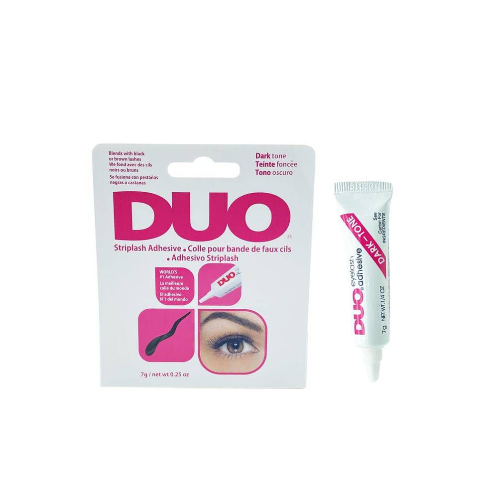 صمغ الرموش ديو بنفسجي لون اسود - duo eylash purple 