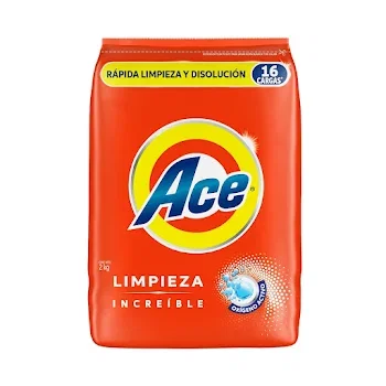Detergente Ace En Polvo Limpieza Increíble 2 Kg