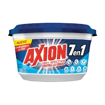 Lavaplatos Axion Crema Blue 7 En 1 450Gr