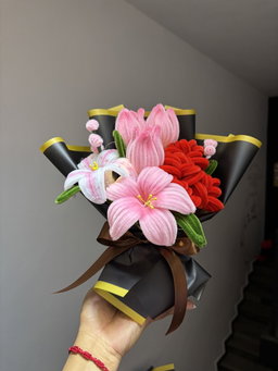 Her bouquet