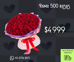 Ramo 500 rosas
