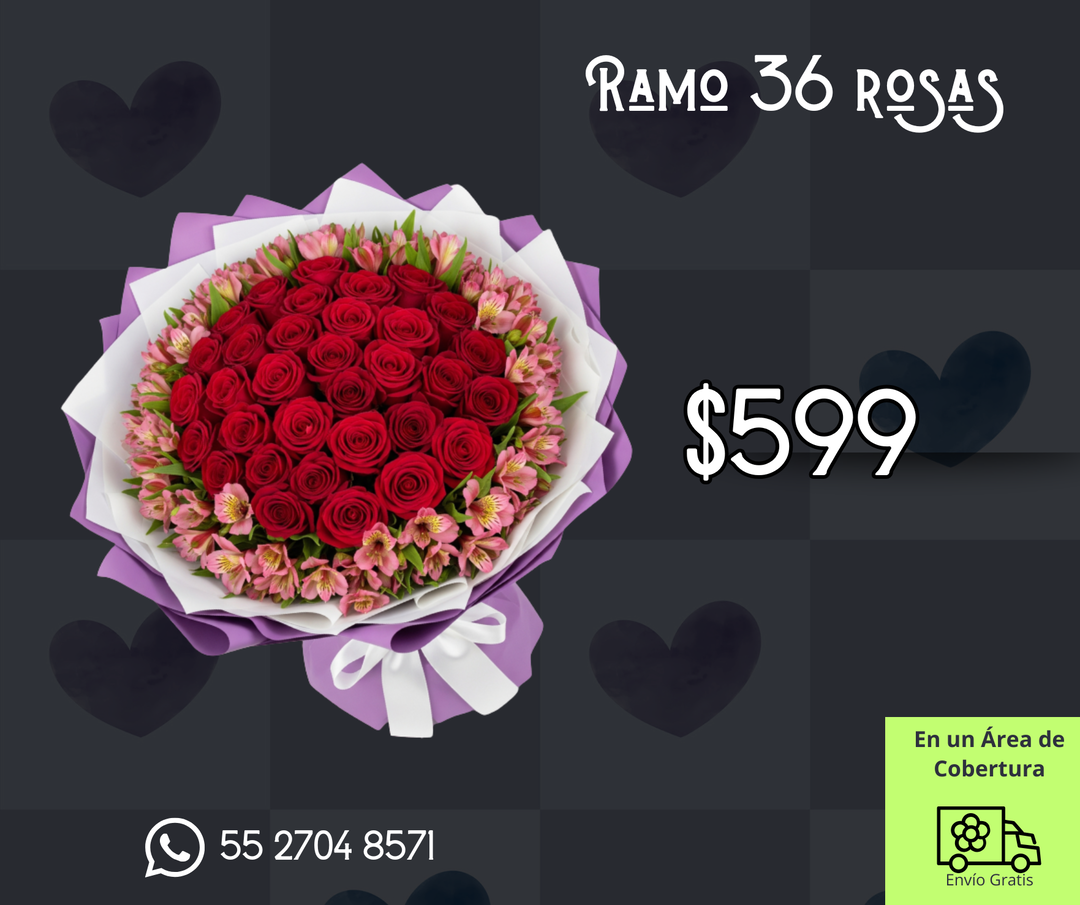 Ramo 36 rosas