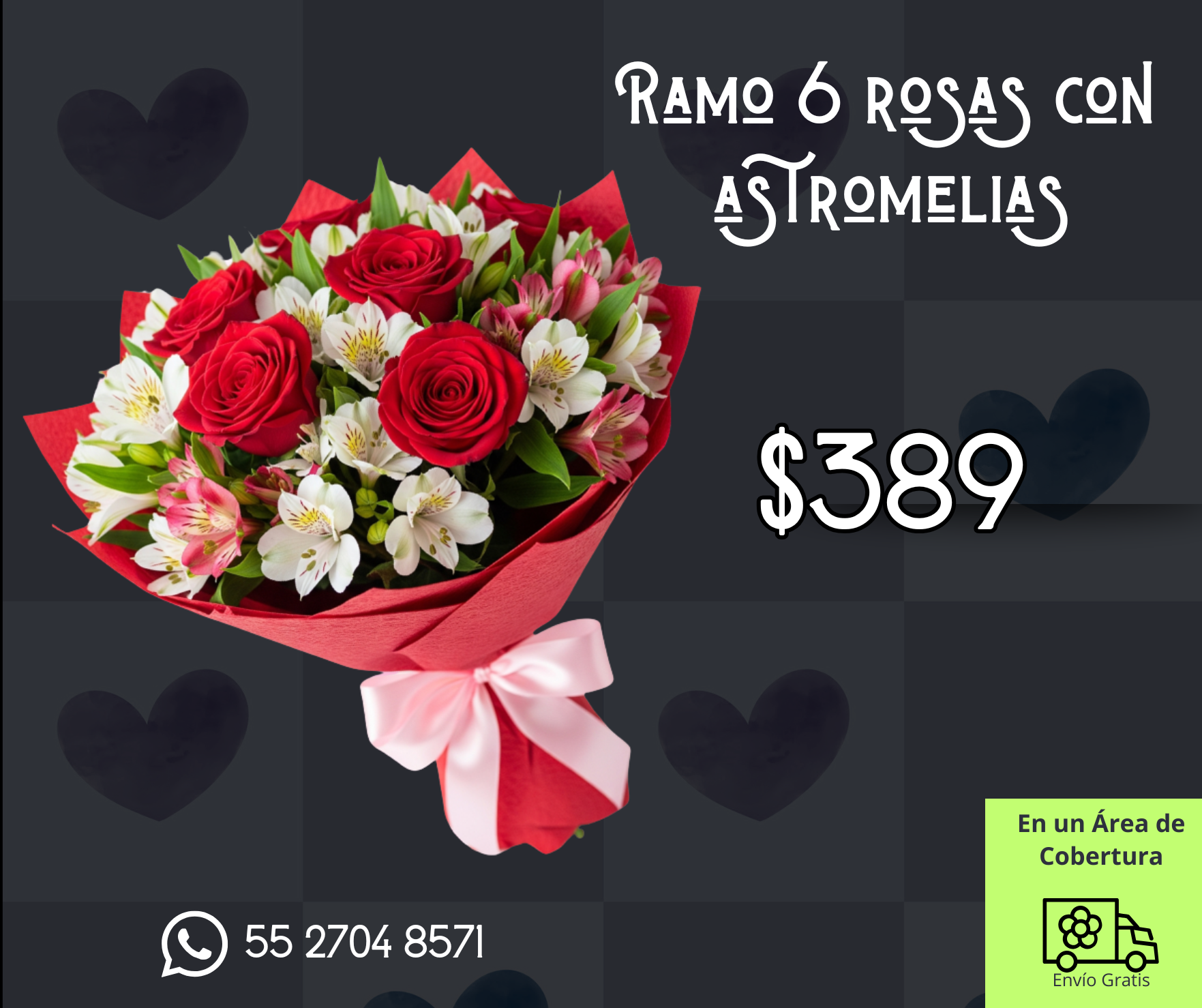 Ramo 6 rosas con astromelias_0