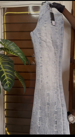 Stacked Skinny Flare Stitch By Stitch Distressed - Light 1Zw809