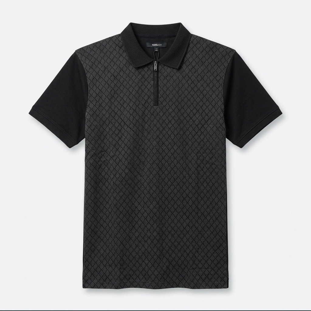 Bogey Short Sleeve Polo - Black 1ZW516_0