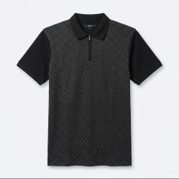 Bogey Short Sleeve Polo - Black 1ZW516