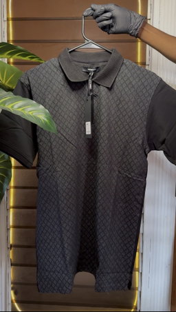 Bogey Short Sleeve Polo - Black 1ZW516