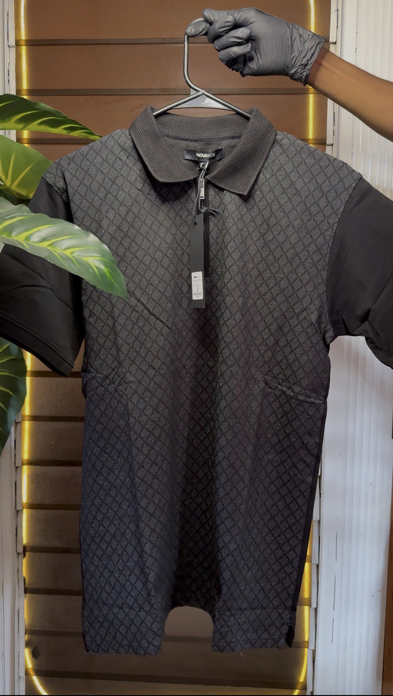 Bogey Short Sleeve Polo - Black 1ZW516_1