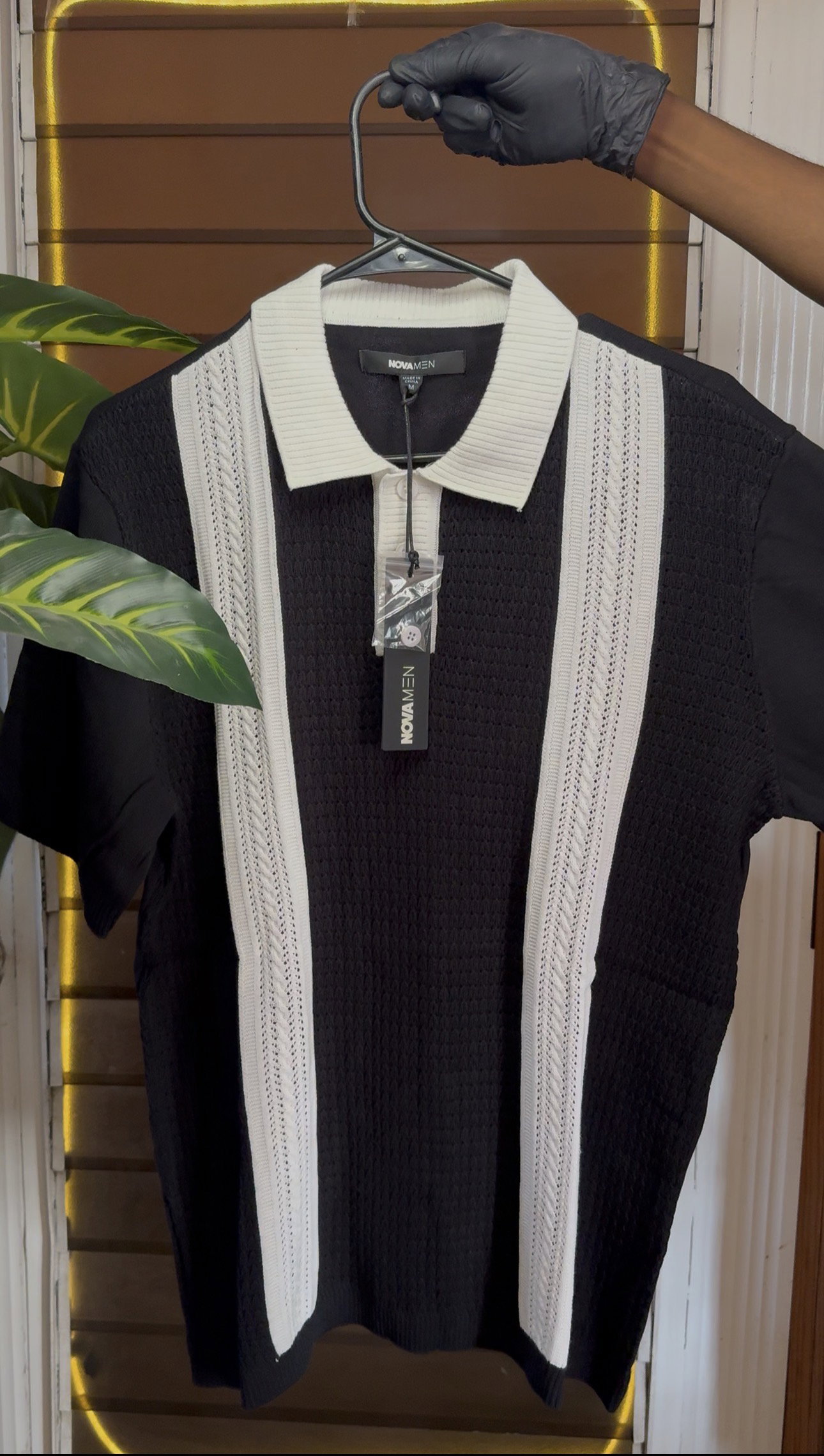 The Abundance Polo - Black/White 1ZW518_1