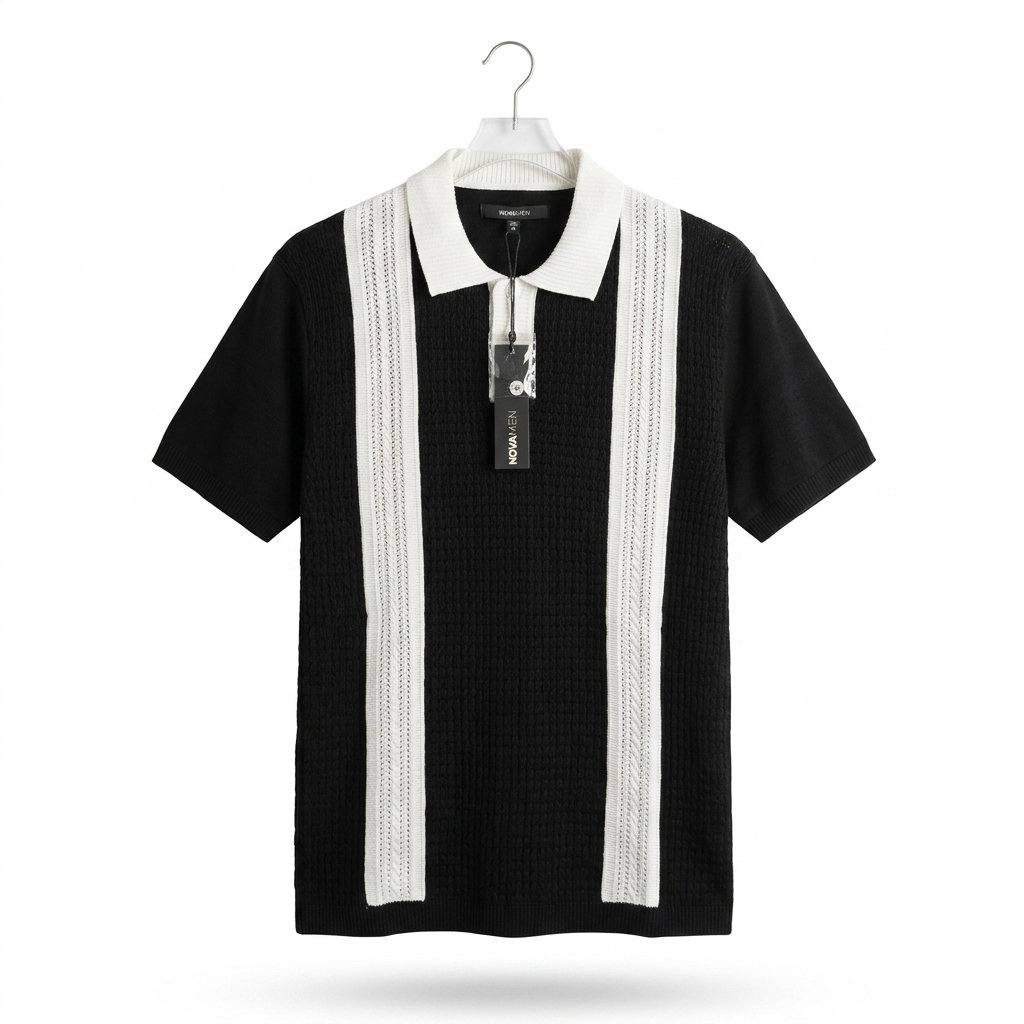 The Abundance Polo - Black/White 1ZW518_0