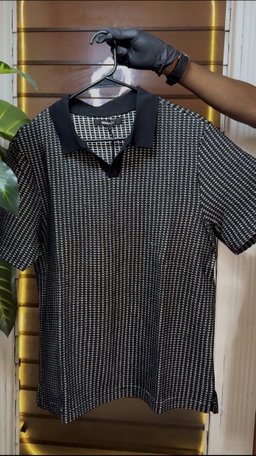Bug short sleeve polo black 1ZW500