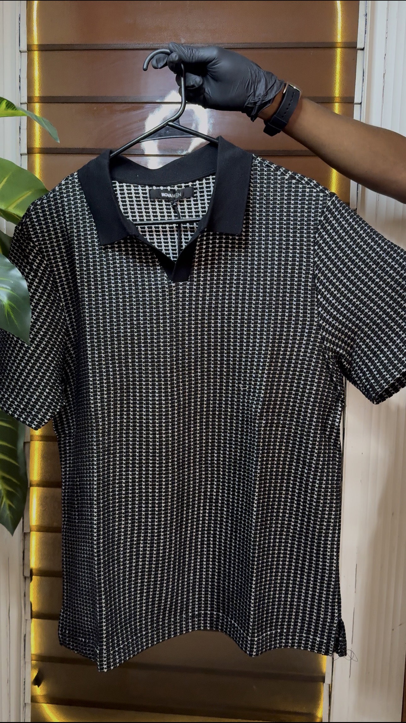 Bug short sleeve polo black 1ZW500_1