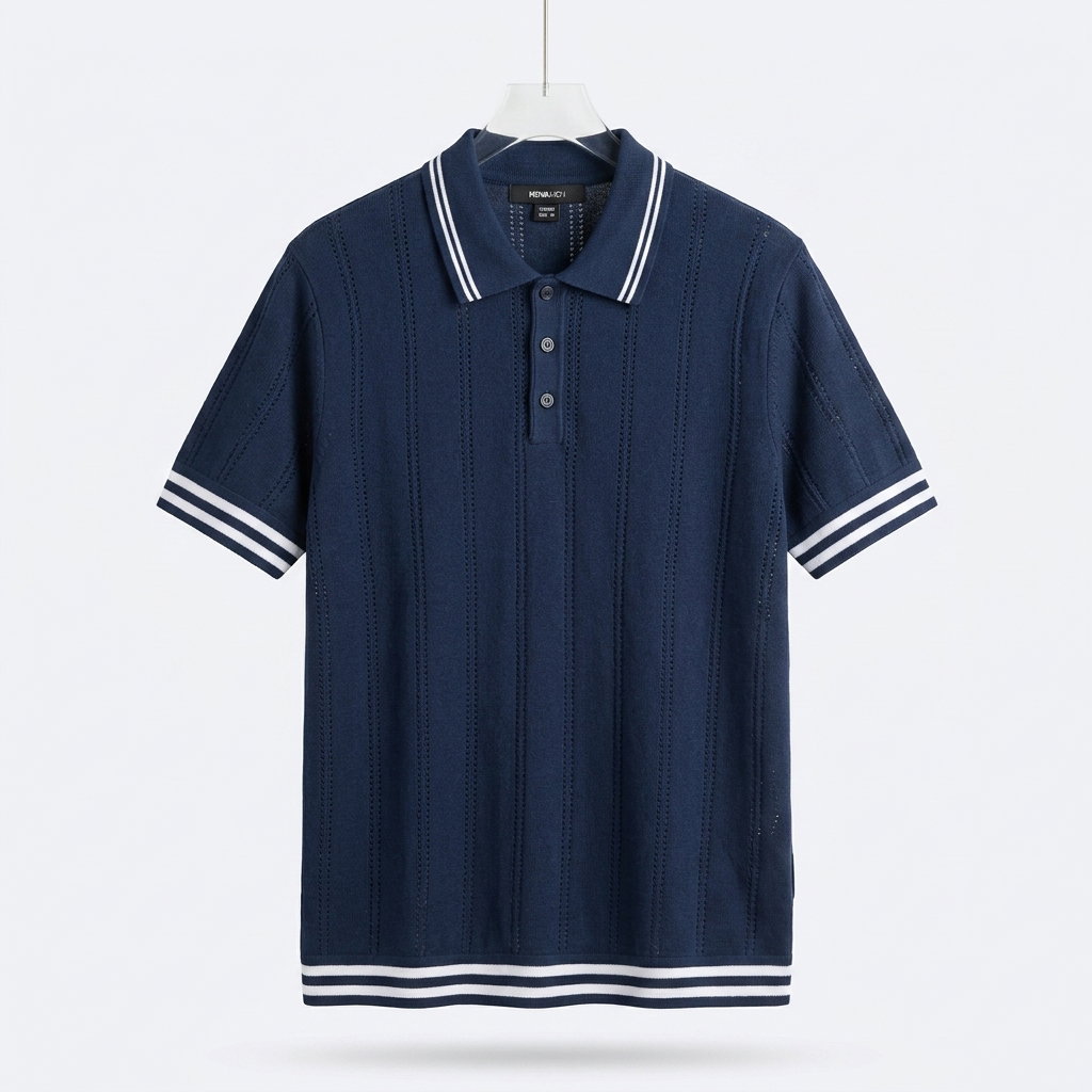 Fair Short Sleeve Polo - Blue 1ZW502