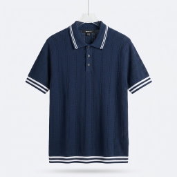Fair Short Sleeve Polo - Blue 1ZW502