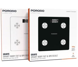 Porodo Lifestyle Gravis Smart Body Fat & BMI Scale