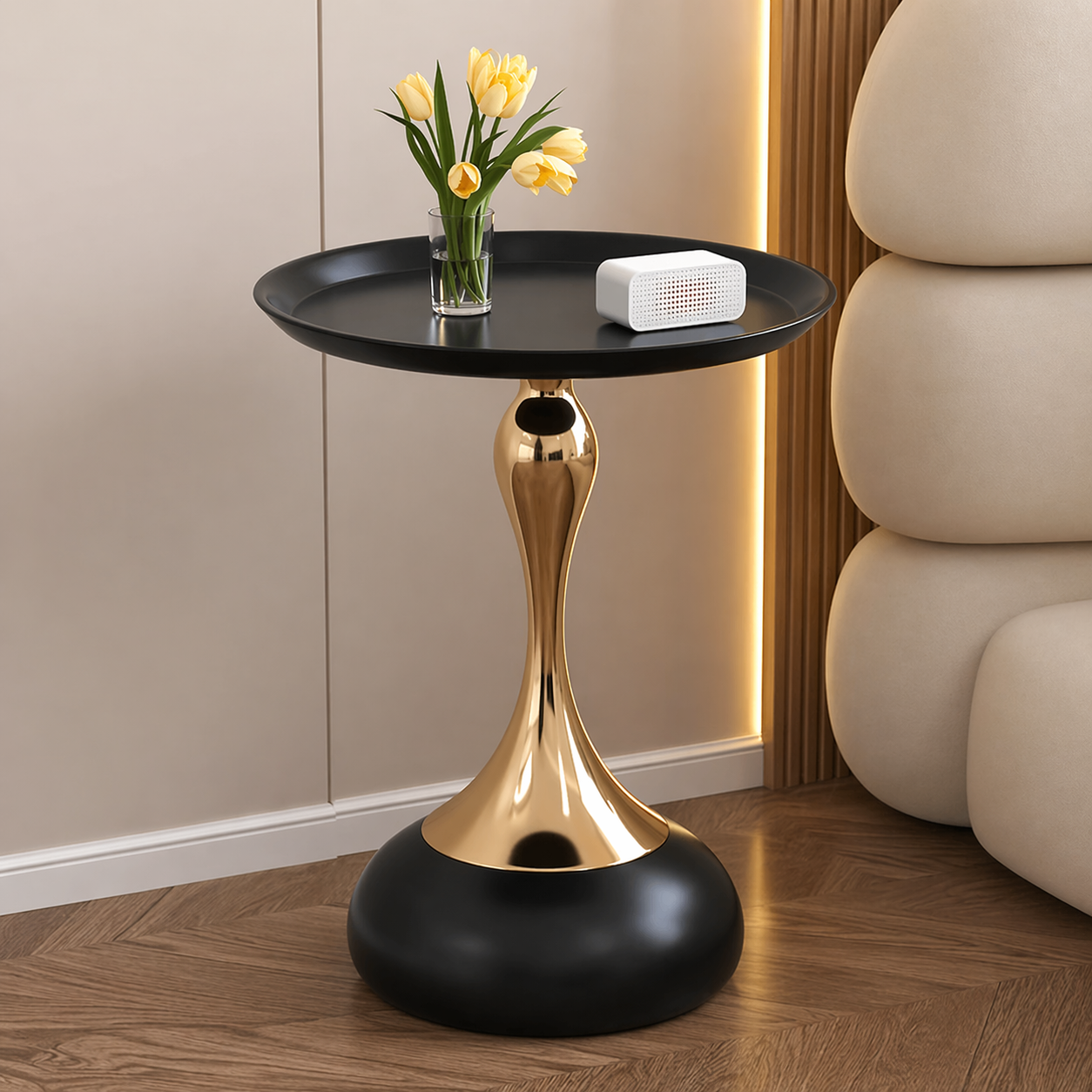 Gold Trim Side Table_1