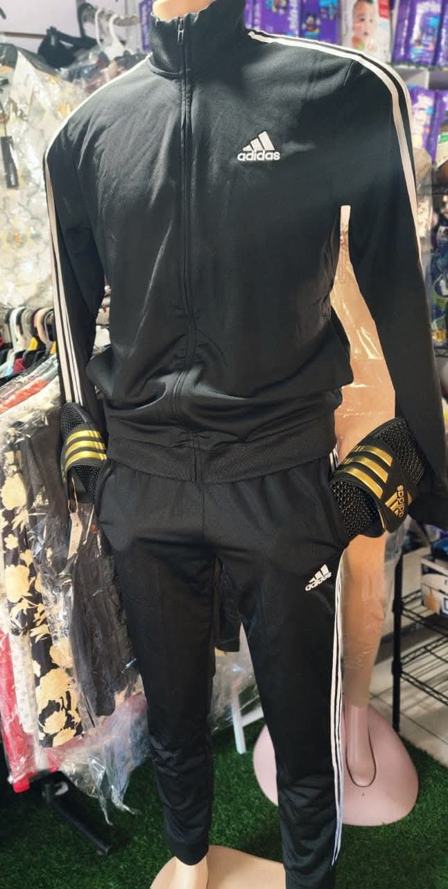 Men adidas black track suit
