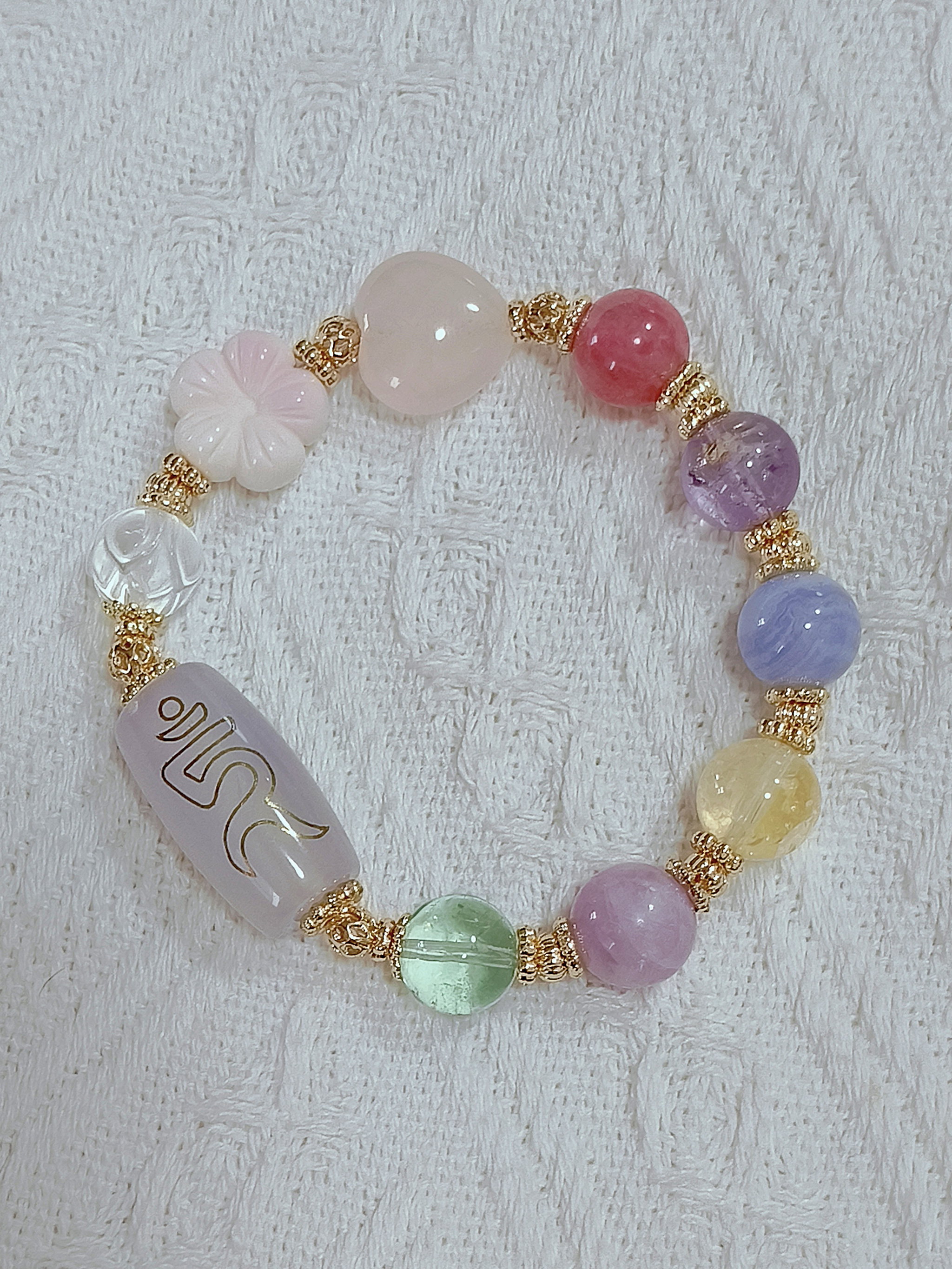 Green Tara Seed Syllable Bracelet_0
