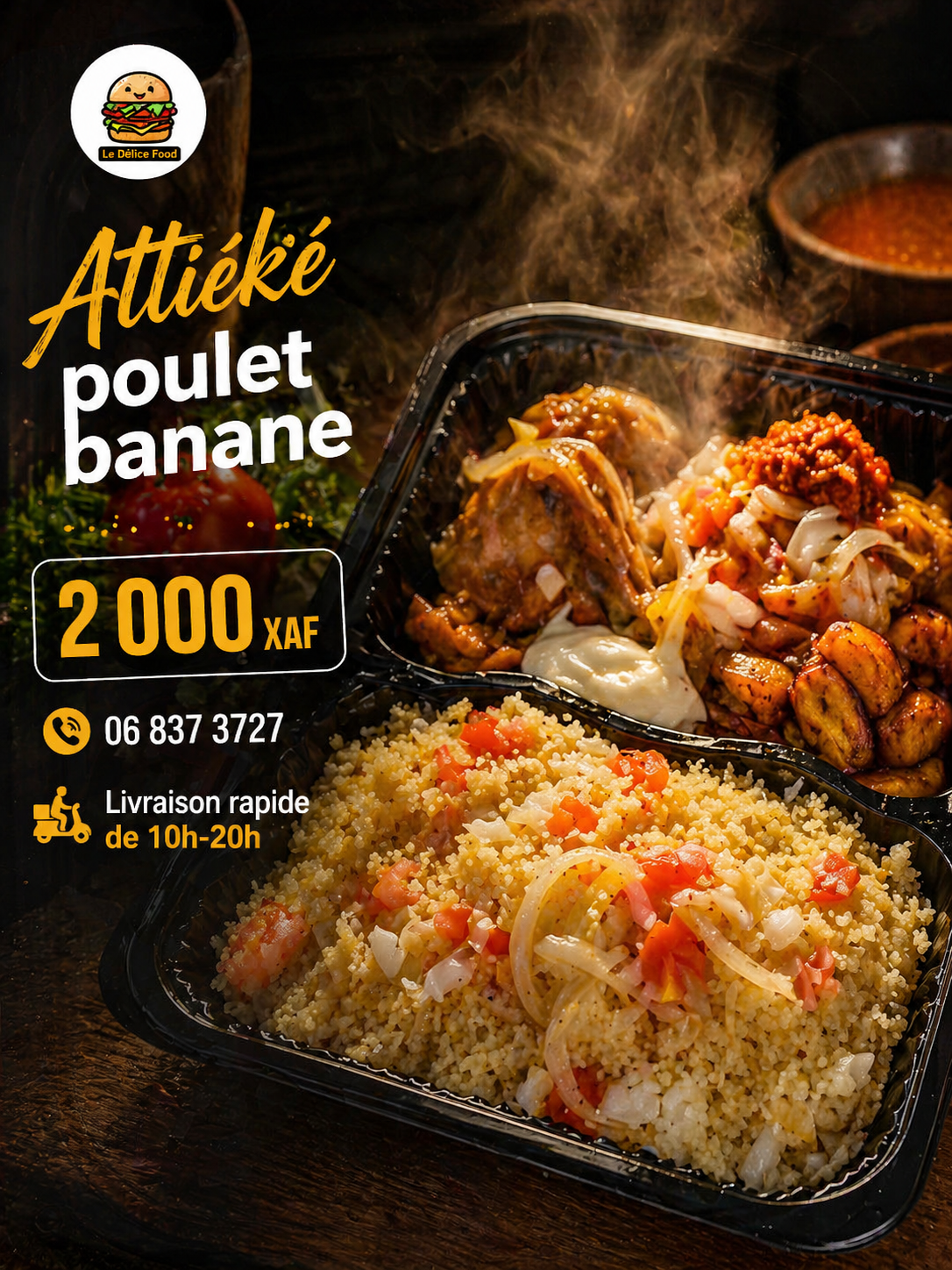 Attiéke Poulet Banane_3