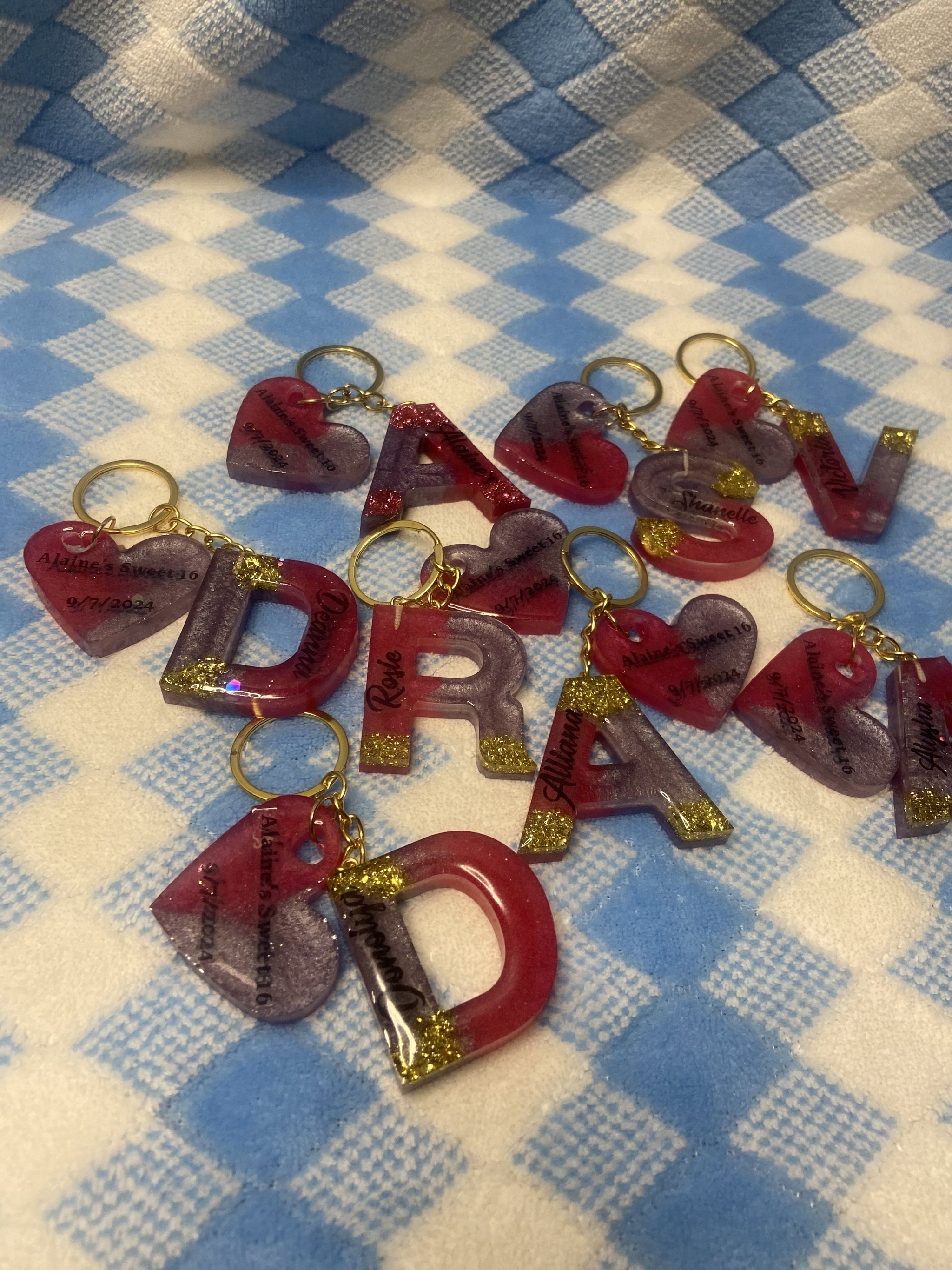 Letter KeyRing Wholesale 3+_0
