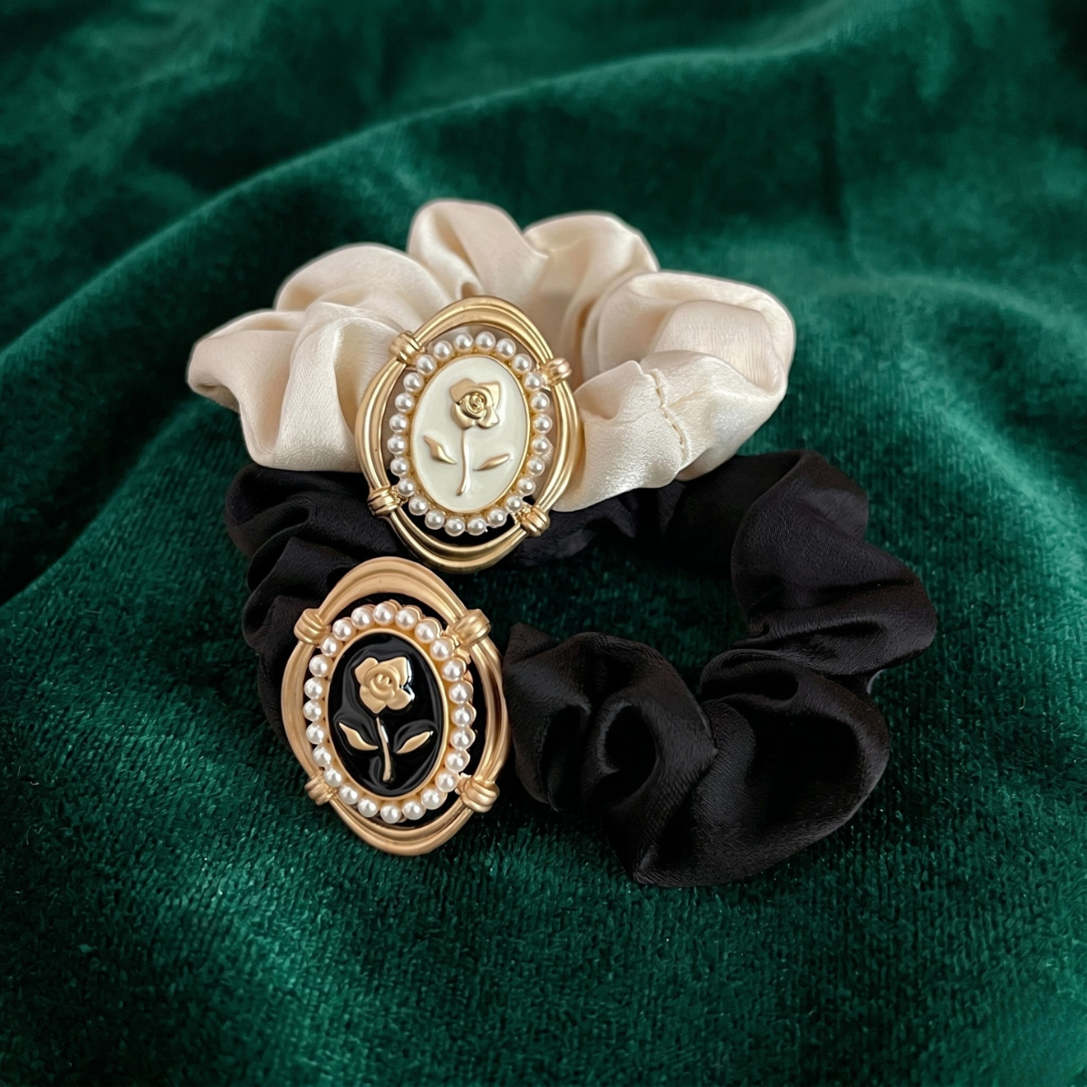 Colección: L' Empive Prive - Duo Scrunchie Rose_0