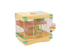 JAULA P/HAMSTER AMARILLA 36*27*25CM