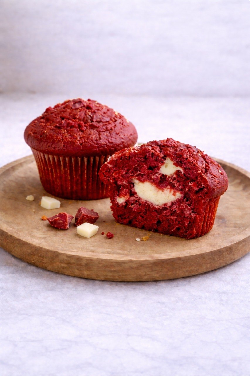 Cream Cheese Red Velvet Muffin