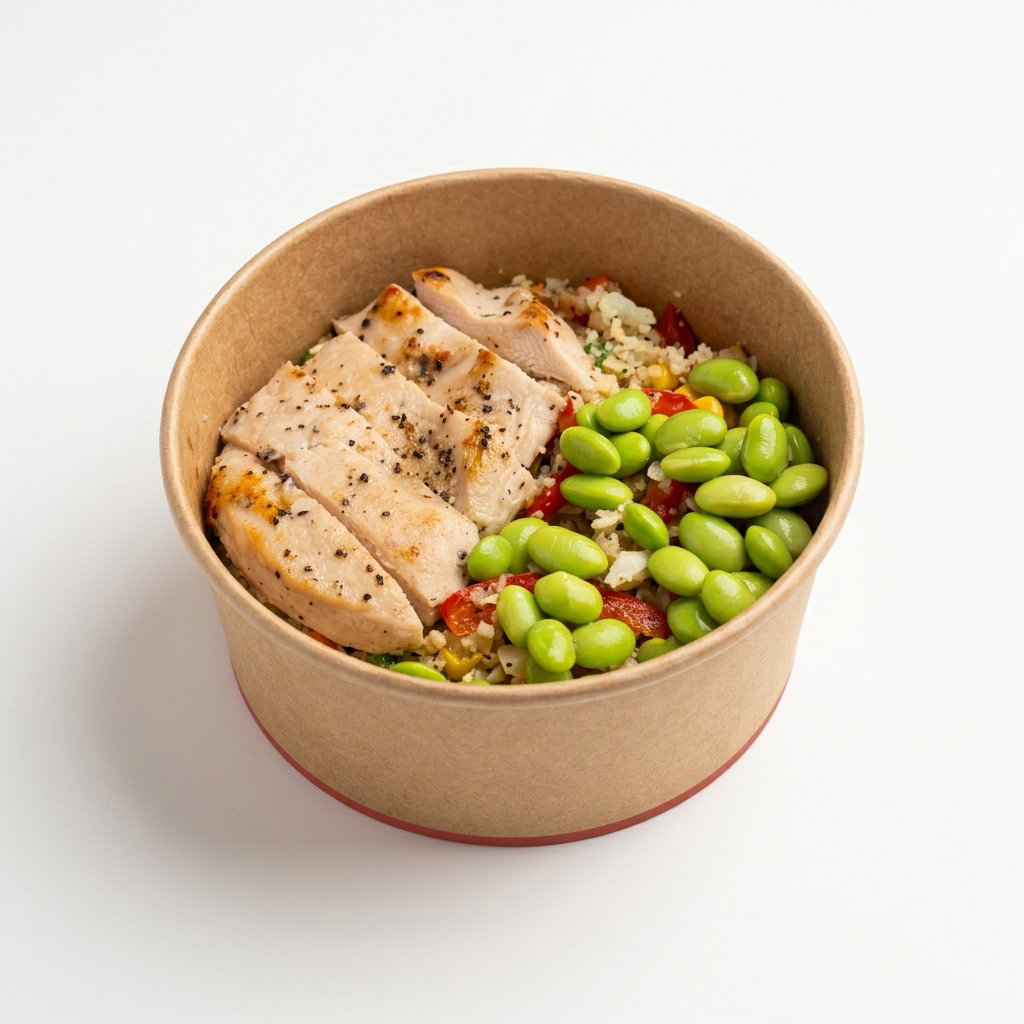 Cauliflower Black Pepper Chicken bowl_1