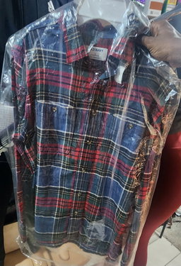 Oldnavy men long sleeve checkered shirt 